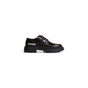 Love Moschino Women black Lace Up Shoes